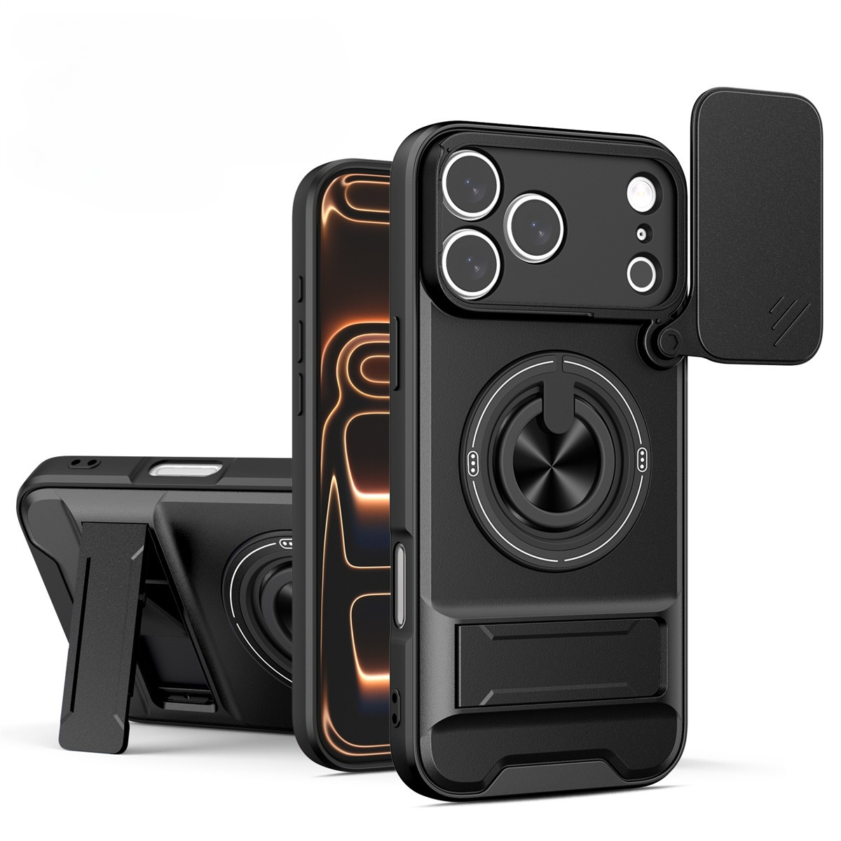 Phone Kickstand Ring - Magnetic Phone Case for IPhone 11