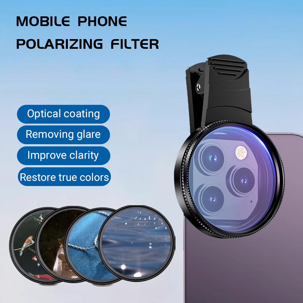Phone Accessories Items - 52MM Mobile Phone Lens Universal Polarizer