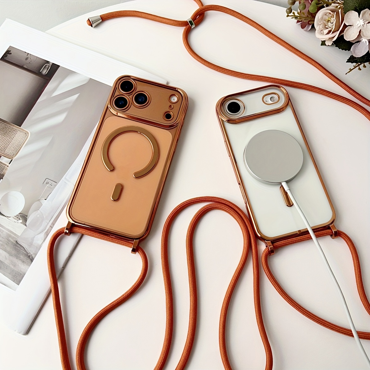 Lanyard Phone Strap - Luxury Necklace Cord Rope Lanyard Plating