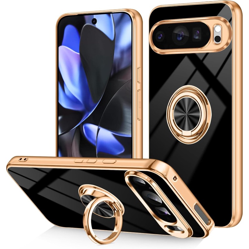 Phone Kickstand Ring - Fashion Slim Soft TPU Gold Plated