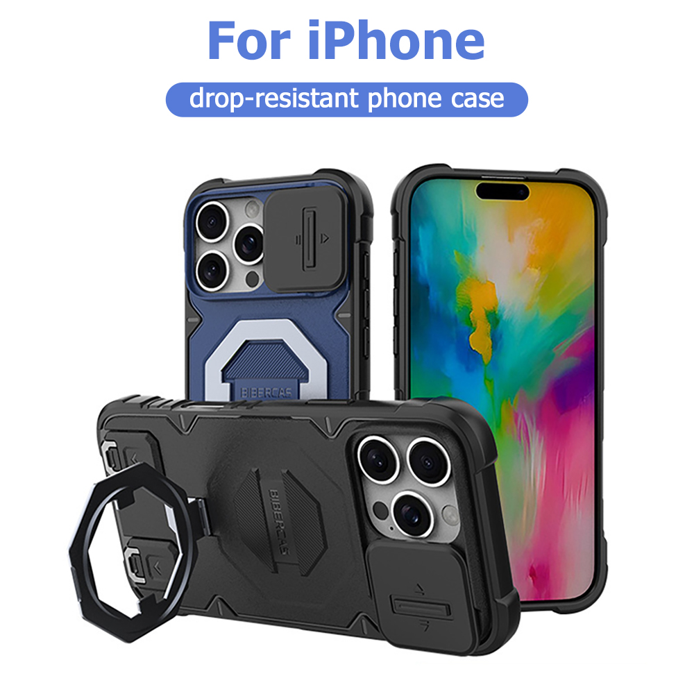 Phone Kickstand Ring - Ring Kickstand Magnetic Phone Case For