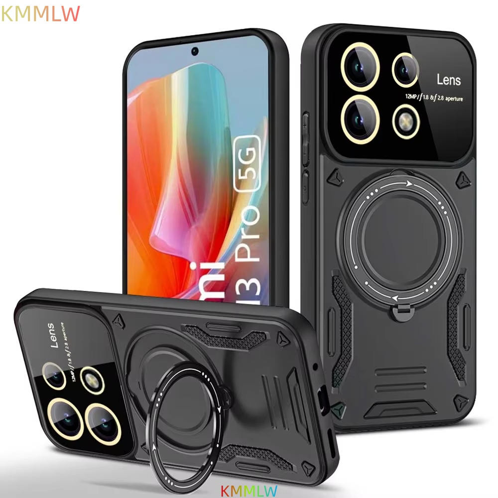 Phone Kickstand Ring - Shockproof Armor Case for Redmi Note