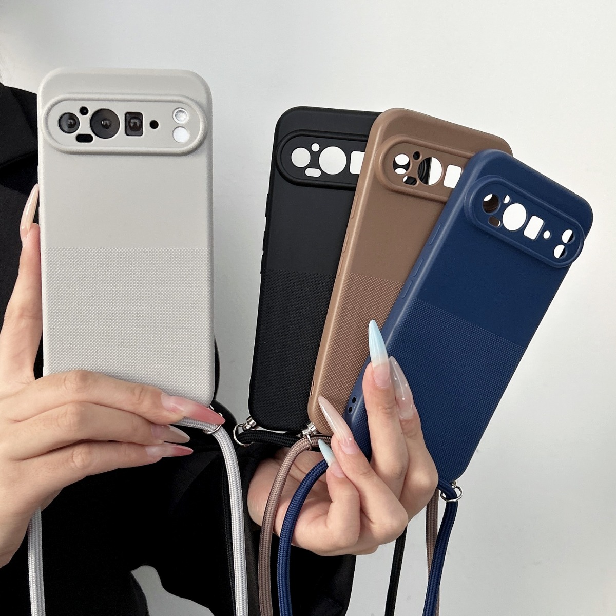 Lanyard Phone Strap - Crossbody Lanyard Strap Matte TPU Phone