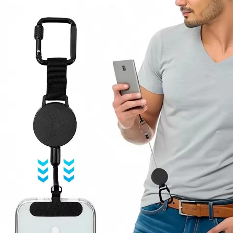 Lanyard Phone Strap - Retractable Anti-Theft Outdoor Phone Holder Cellphone