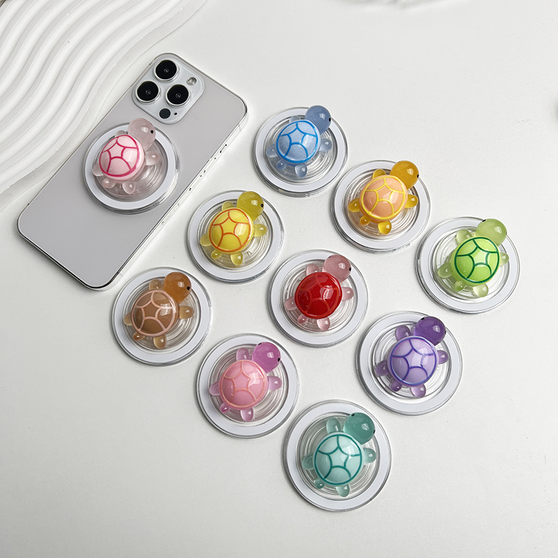 Pop Socket Grip - 1PC Glow-in-the-Dark Turtle Phone Holder Mini