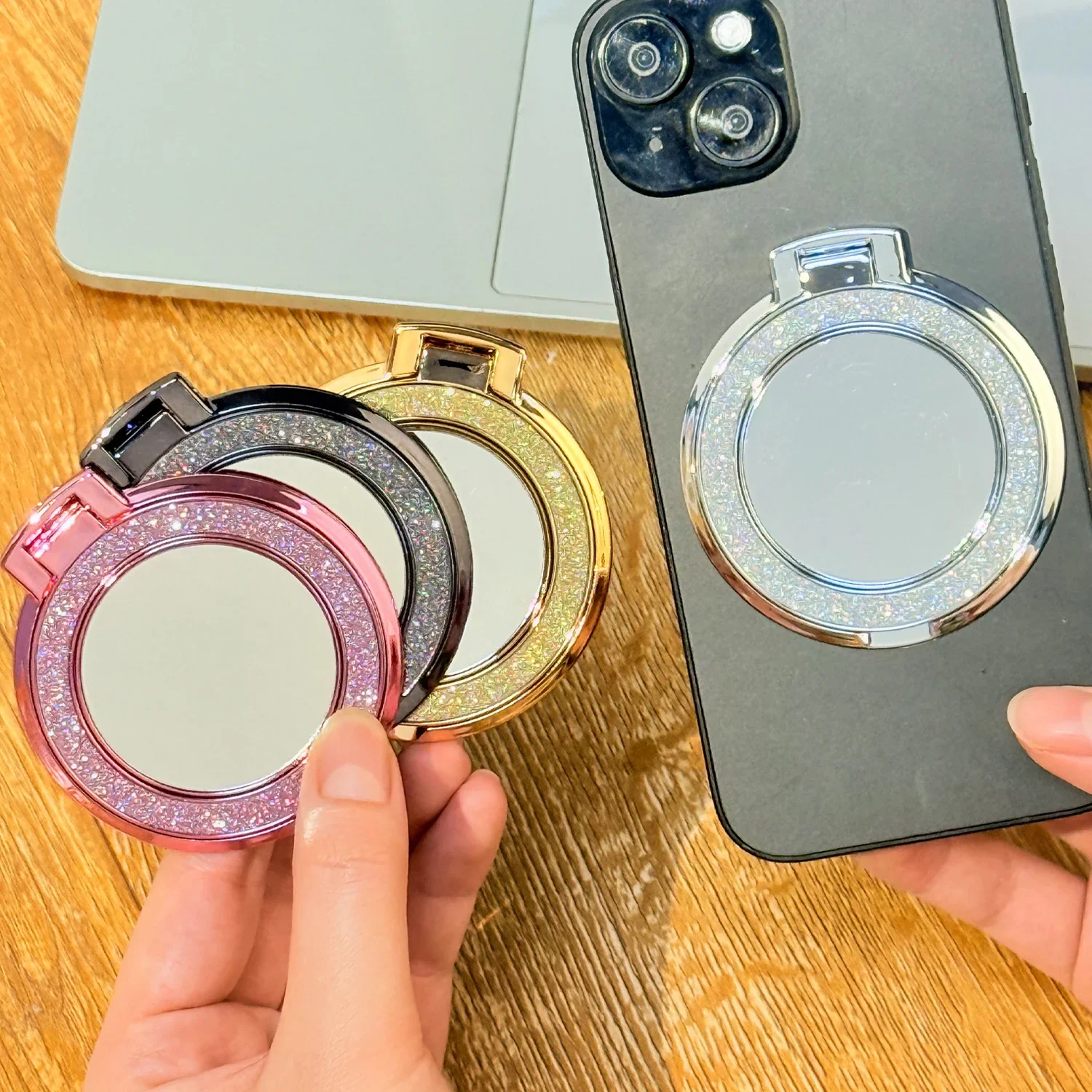 Shiny Diamond Phone Ring Holde - Pop Socket Grip review and price