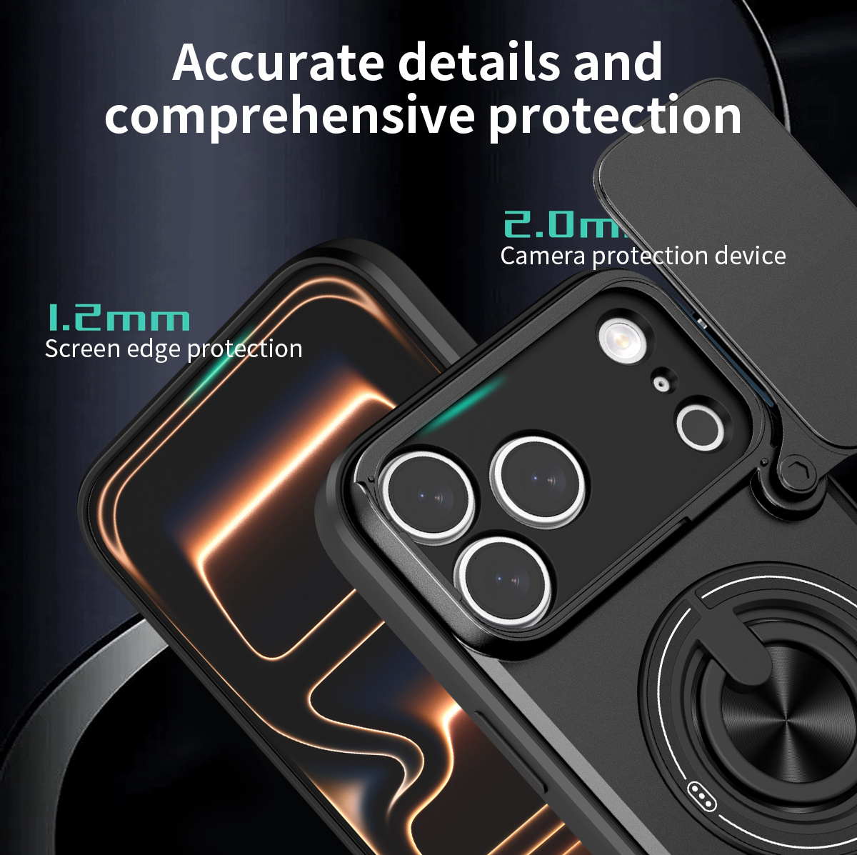 Magnetic Phone Case for IPhone - Phone Kickstand Ring review and price
