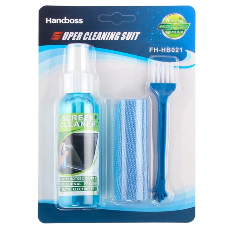 1 Set Brush Cloth Liquid High  - Screen Cleaner Spray review and price