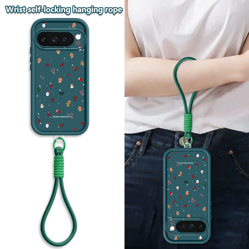 Christmas Heart Pattern Phone  - Lanyard Phone Strap review and price
