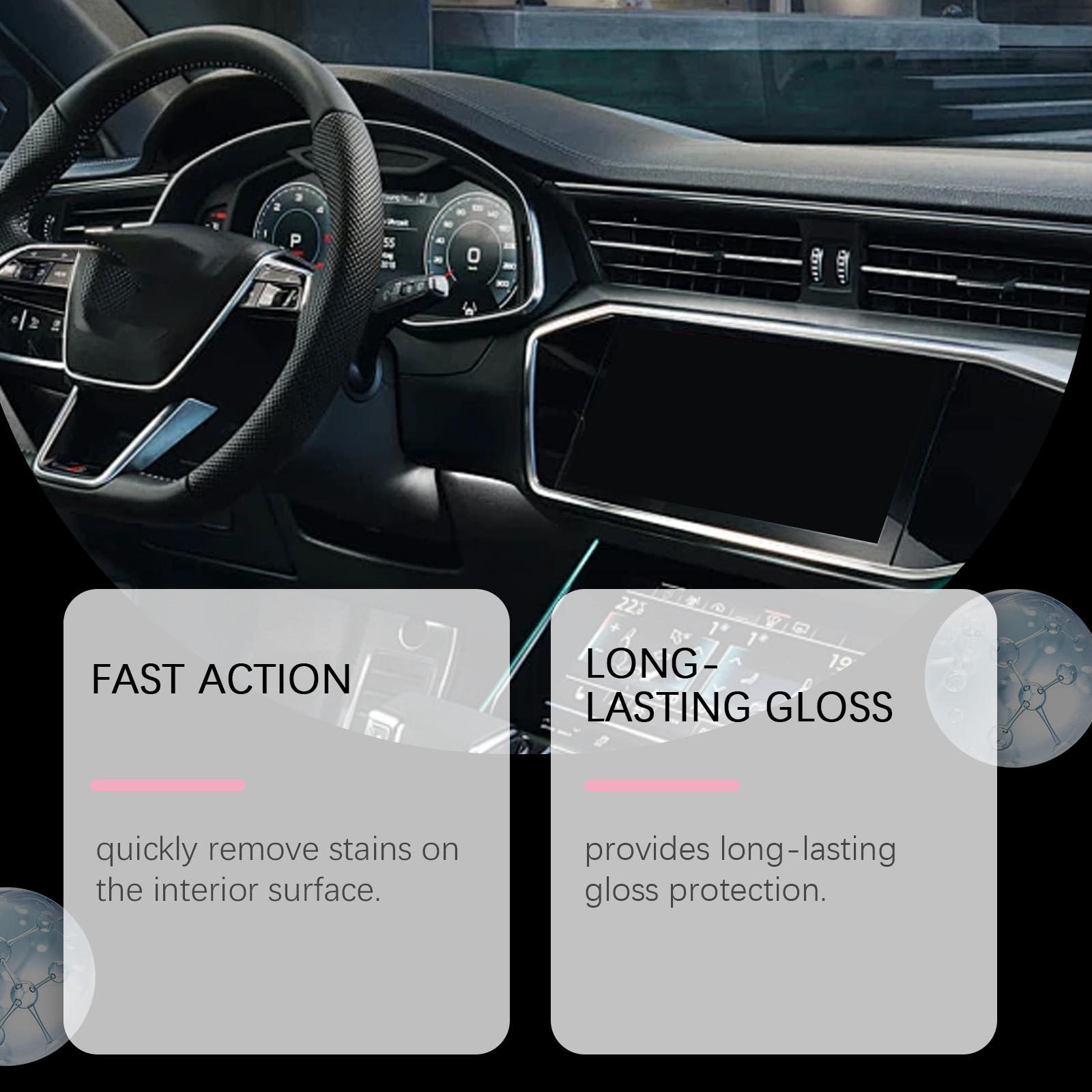100ml Auto Interior Polish Car - Screen Cleaner Spray review and price