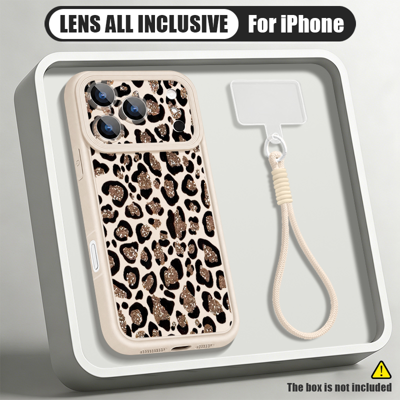 Brown Leopard Printed Lanyard  - Lanyard Phone Strap review and price