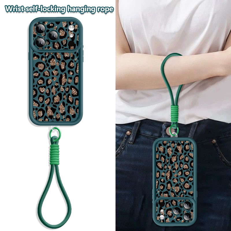 Brown Leopard Printed Lanyard  - Lanyard Phone Strap review and price