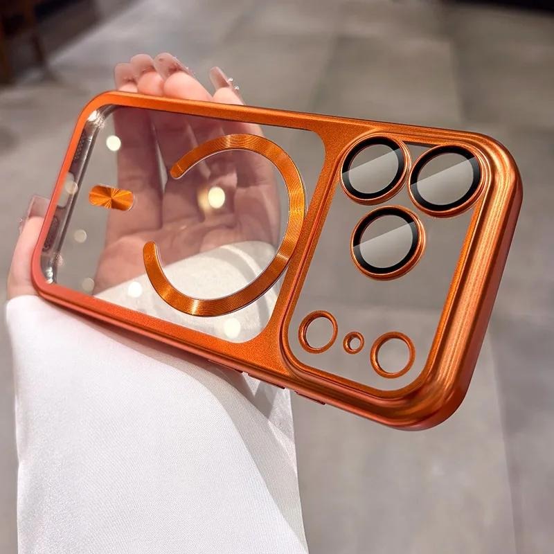 Magnetic Clear Luxury Plating  - Magsafe Wireless Charger review and price