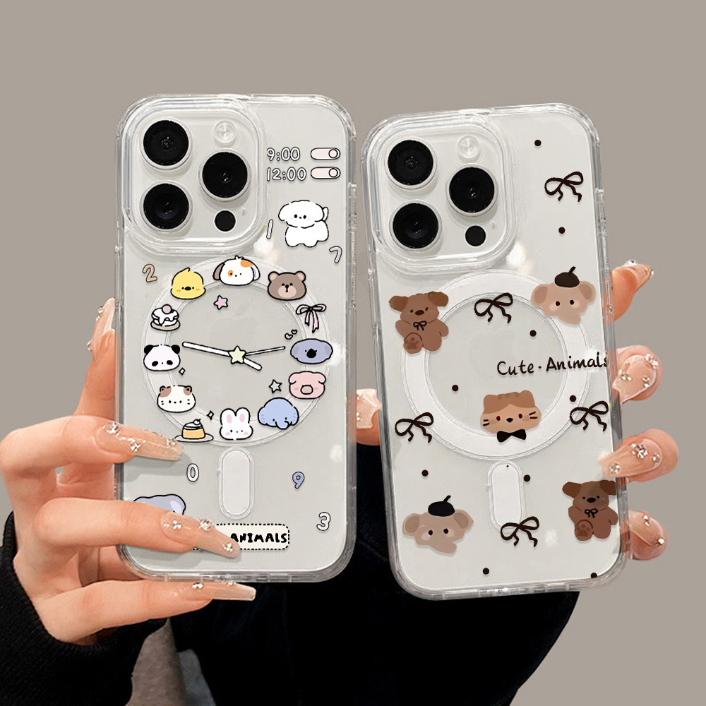 Cute Cartoon Animals Phone Cas - Magsafe Wireless Charger review and price