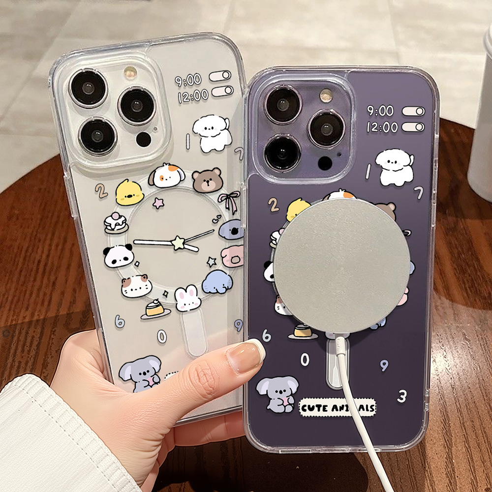 Cute Cartoon Animals Phone Cas - Magsafe Wireless Charger review and price