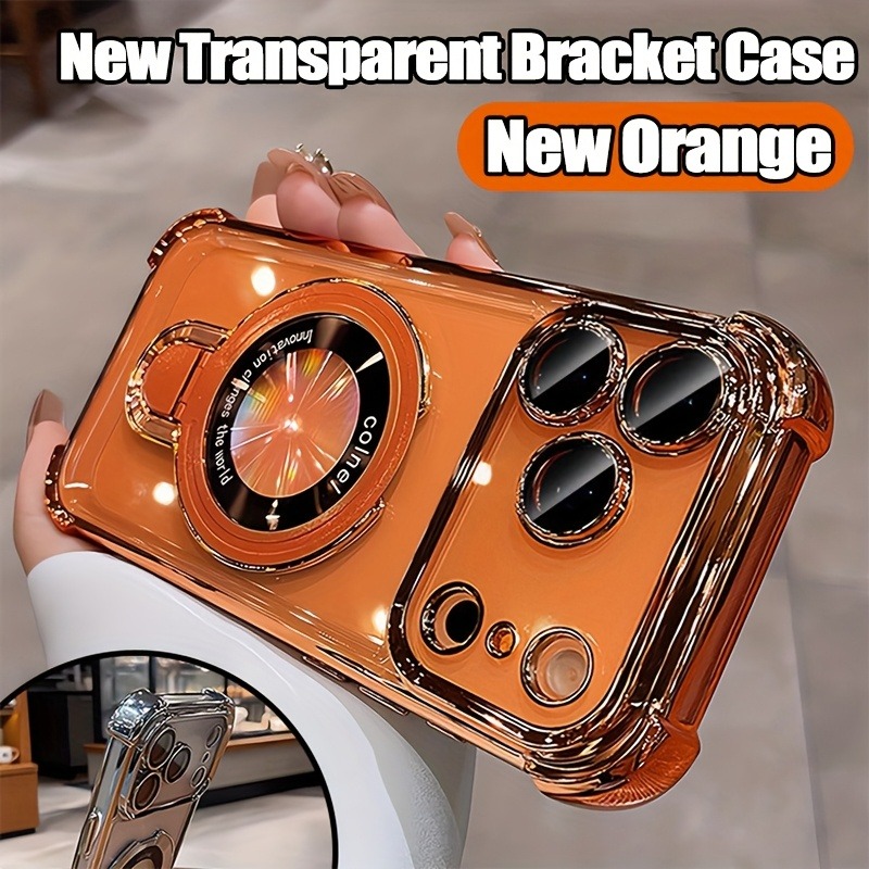 Luxury Clear  Plating Phone Ca - Phone Kickstand Ring review and price