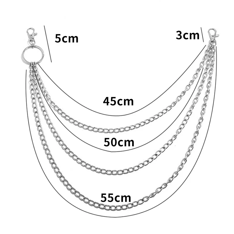Layer Metal Belt Chain Punk Ho - Phone Accessories Hanger review and price
