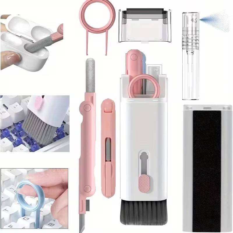 7 In 1 Earphone Cleaner Brush  - Lens Camera Clip review and price