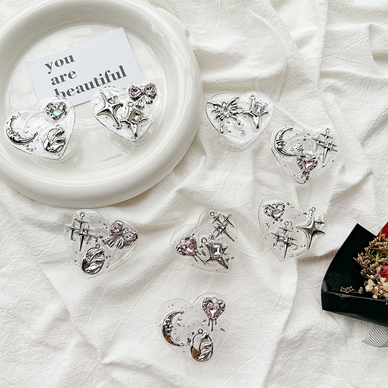 Clear Heart Phone Grip Holder  - Phone Accessories Items review and price