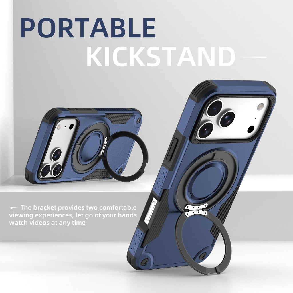 Armor Shockproof For Magsafe M - Phone Kickstand Ring review and price