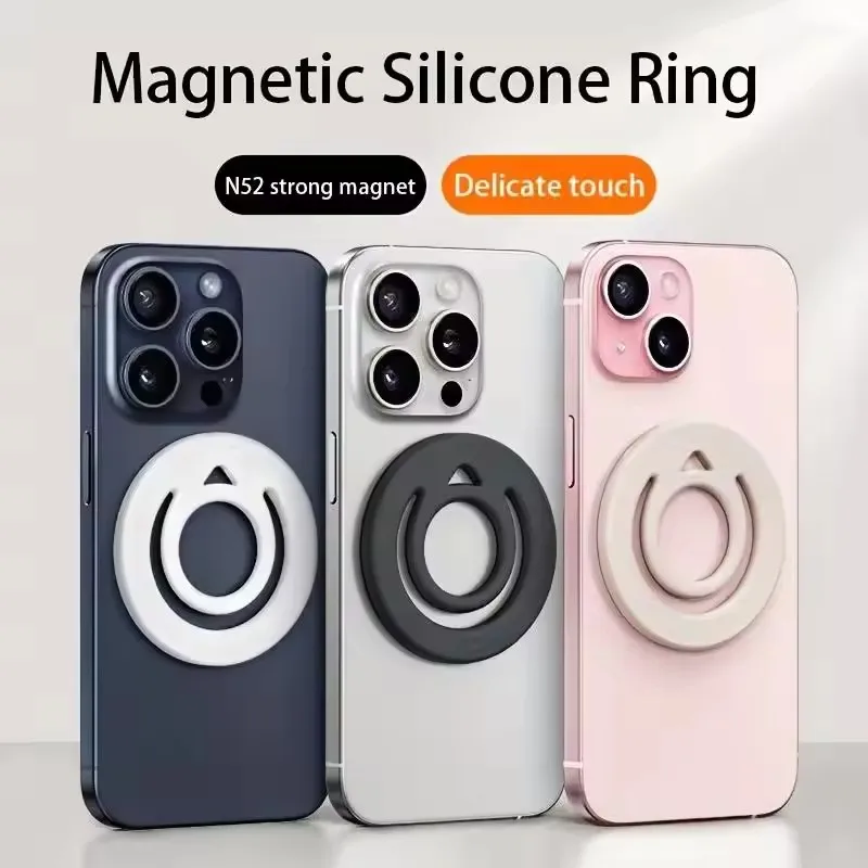 Magnetic Silicone Finger Ring  - Pop Socket Grip review and price