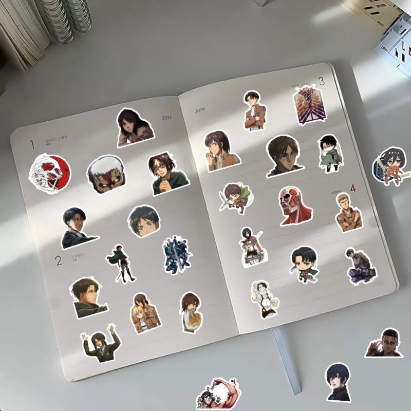 60Pcs Attack on Titan Anime St - Phone Accessories Items review and price