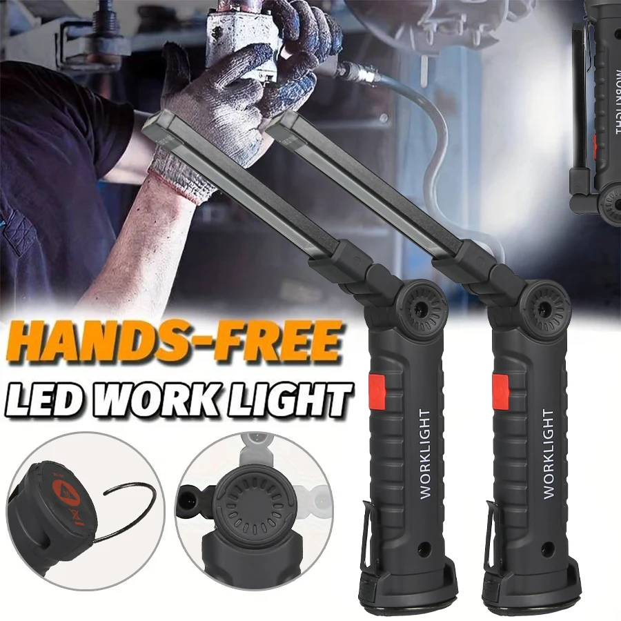 New Portable COB LED Flashligh - Type C Adapter review and price