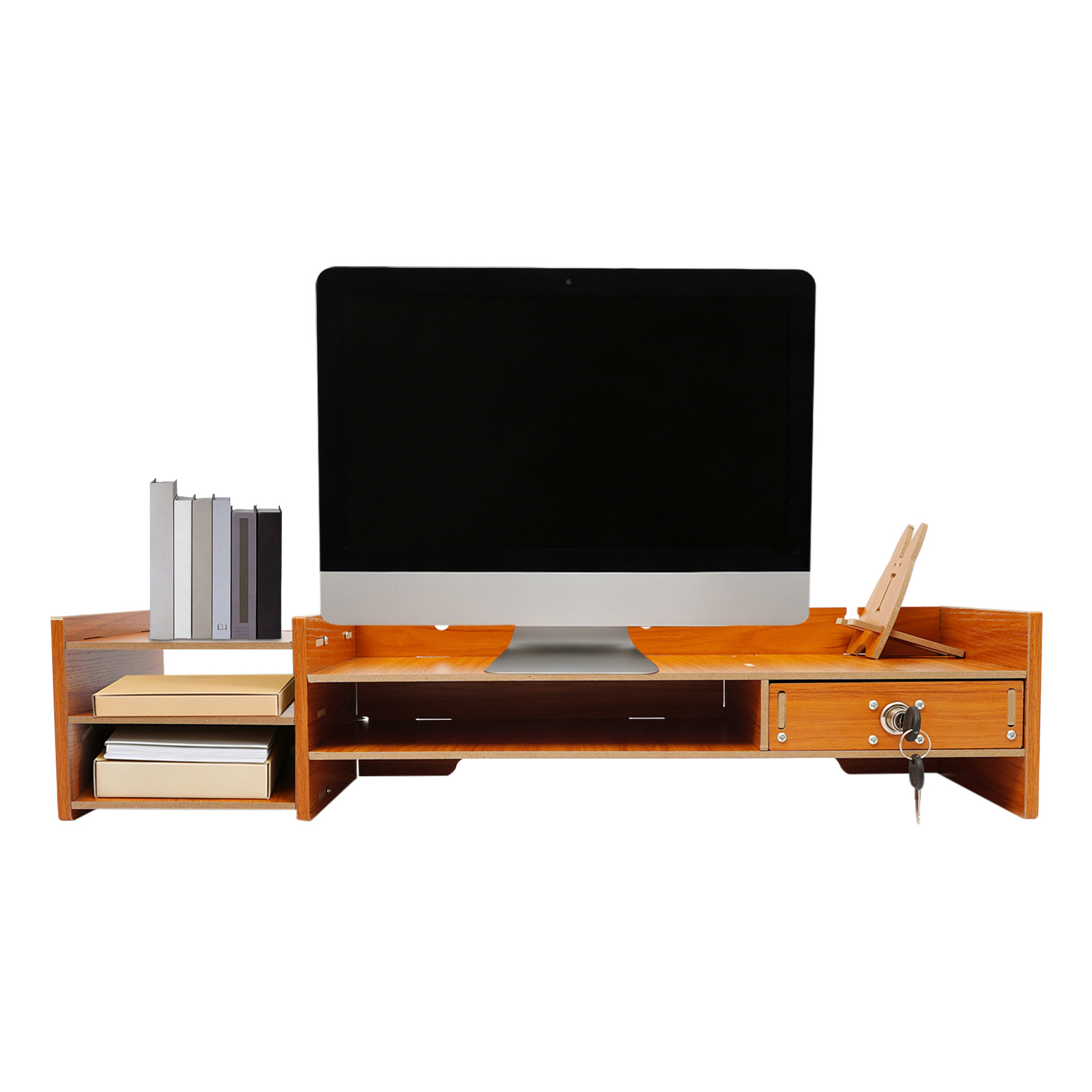 Mdf Ergonomic Monitor Stand Ri - Phone Accessories Cabinet review and price